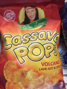 Spicy cassava chips